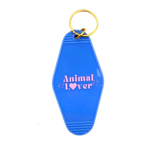 Animal Lover Motel Keychain
