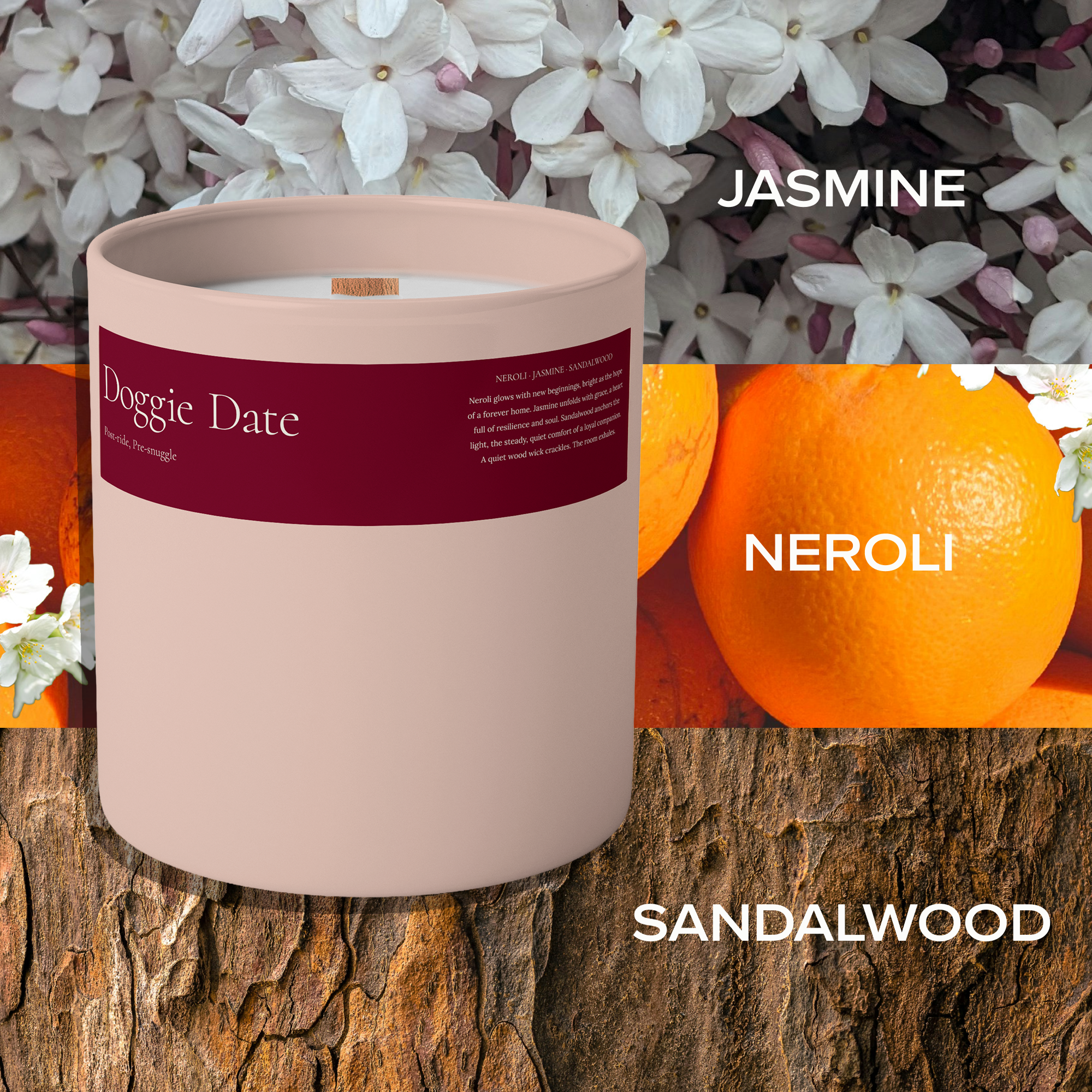 Doggie Date Candle By Olivia Amato