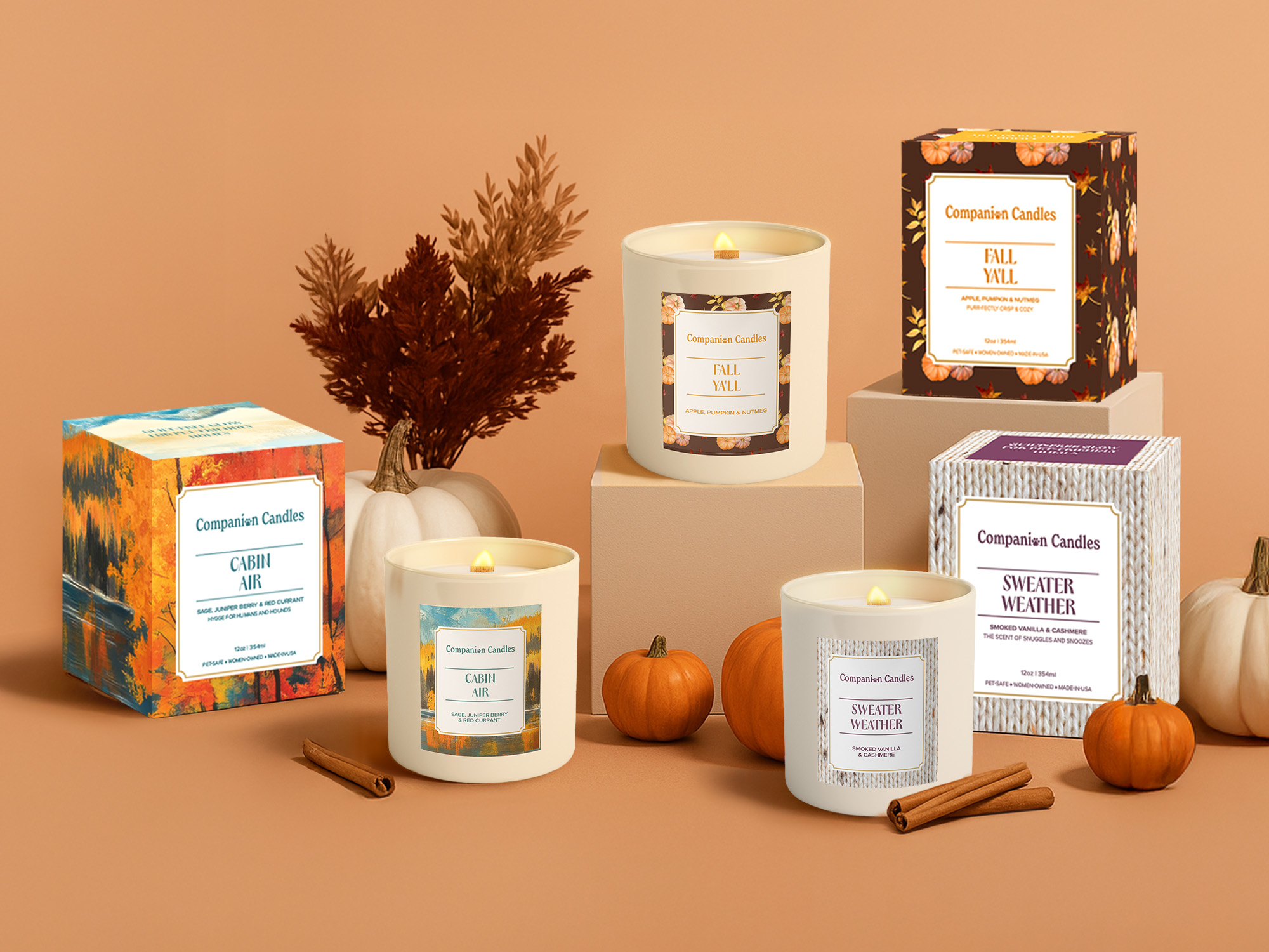 NEW Cozy Fall Candles!